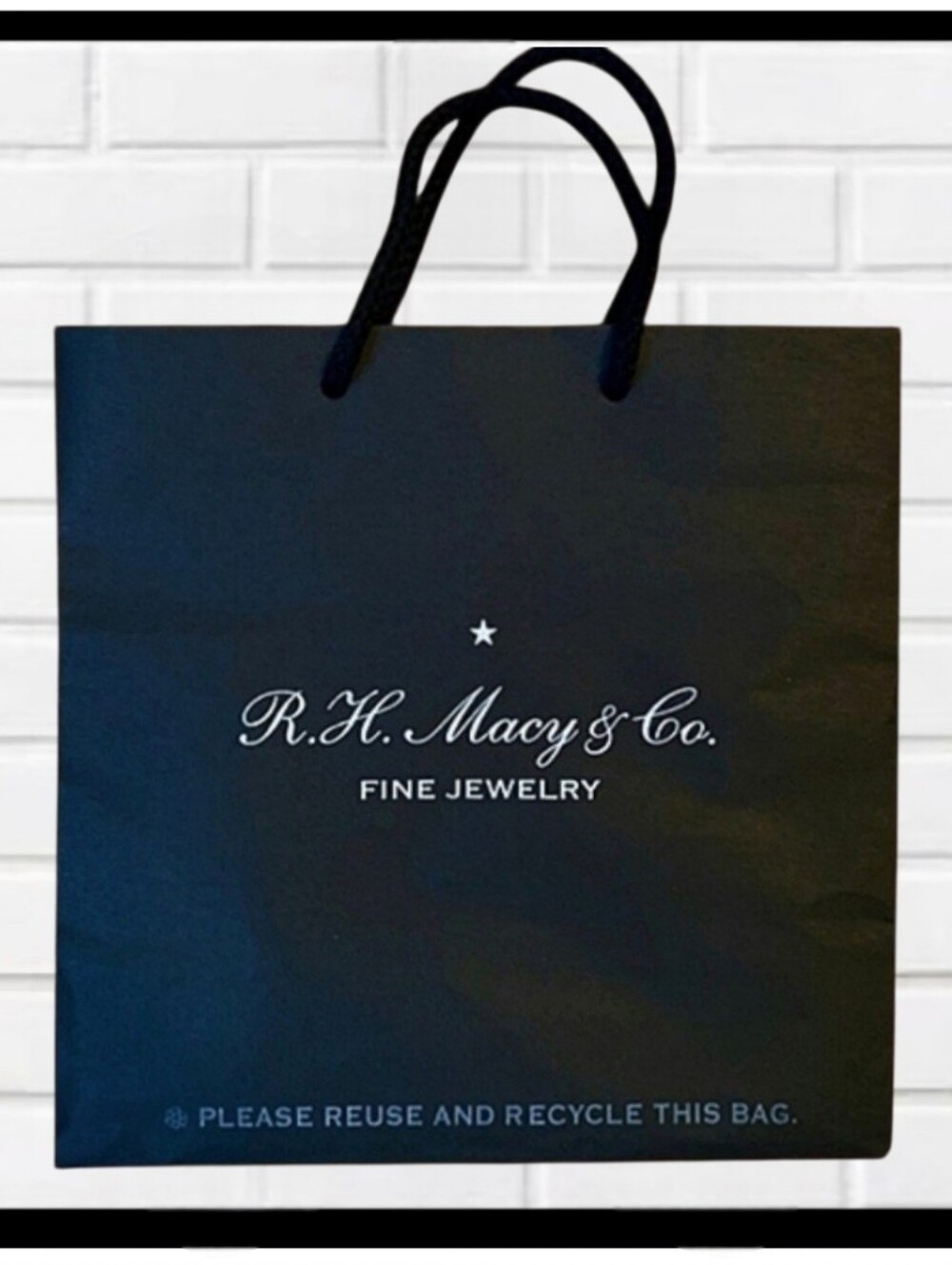 MACY'S Fine Jewelry brand 50 Count 8X8X4 gift bags. NEW!